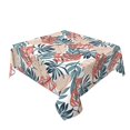 thumbnail image 2 of Wukai Tropical Leaves Waterproof Tablecloth for Kitchen Dining, Fits Square Tables for 2-4 Seats -54"x54", 2 of 7