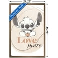thumbnail image 3 of Disney Lilo and Stitch - Love More Wall Poster, 22.375" x 34" Framed, 3 of 5