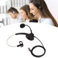 thumbnail image 2 of Auriculares de servicio auriculares de teléfono Plug and Play con micrófono con cancelación de ruido para centro de llamadas Amonsee No, 2 of 5