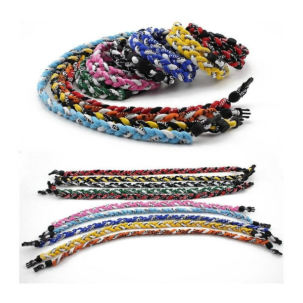 Baseball braided necklace deals