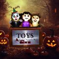 thumbnail image 4 of 5FT Height Halloween Inflatable LED Lighted Toy box with three dolls Halloween Blow Up Yard Decoration with Build-in LED Lights for Garden, Lawn, Yard, and Party, 4 of 6