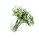 thumbnail image 2 of Ramo de gypsophila artificial de simulación creativa, flores de eucalipto gypsophila para decoración del hogar, la oficina, la boda o la fiesta (blanco), 2 of 5