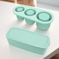 thumbnail image 1 of Molde para hacer cubitos de hielo con tapa, mini bandeja para cubitos de hielo para tazas de 30 a 40 onzas (verde), 1 of 7