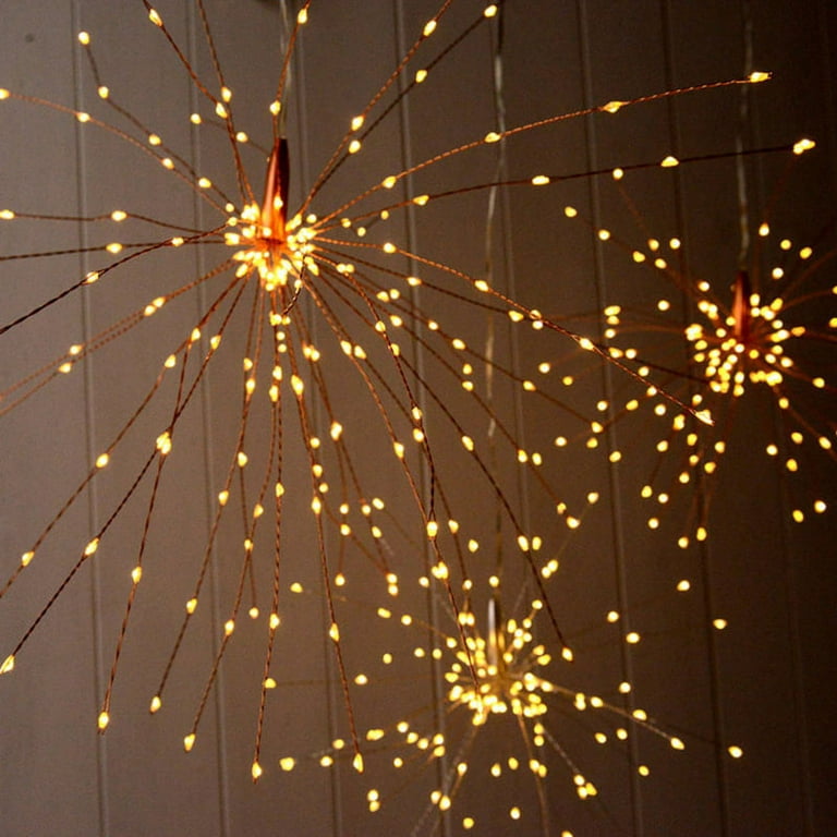 Firework Lights 200 Led Copper Wire Starburst Light 8 - Temu