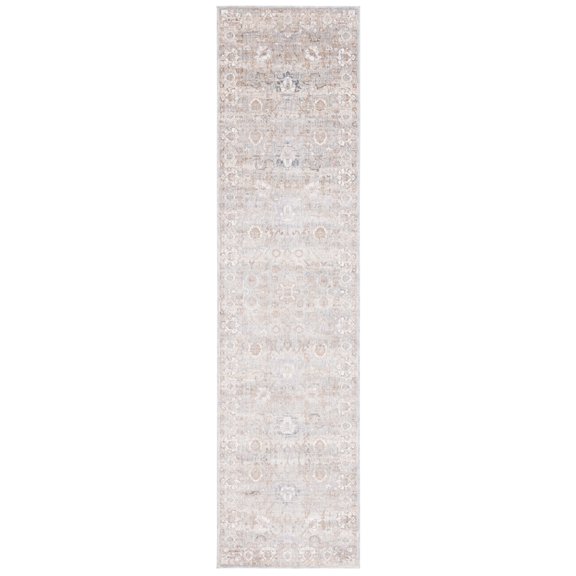 SAFAVIEH Webster Stanley Abstract Runner Rug, Grey/Beige, 2'6" x 10'
