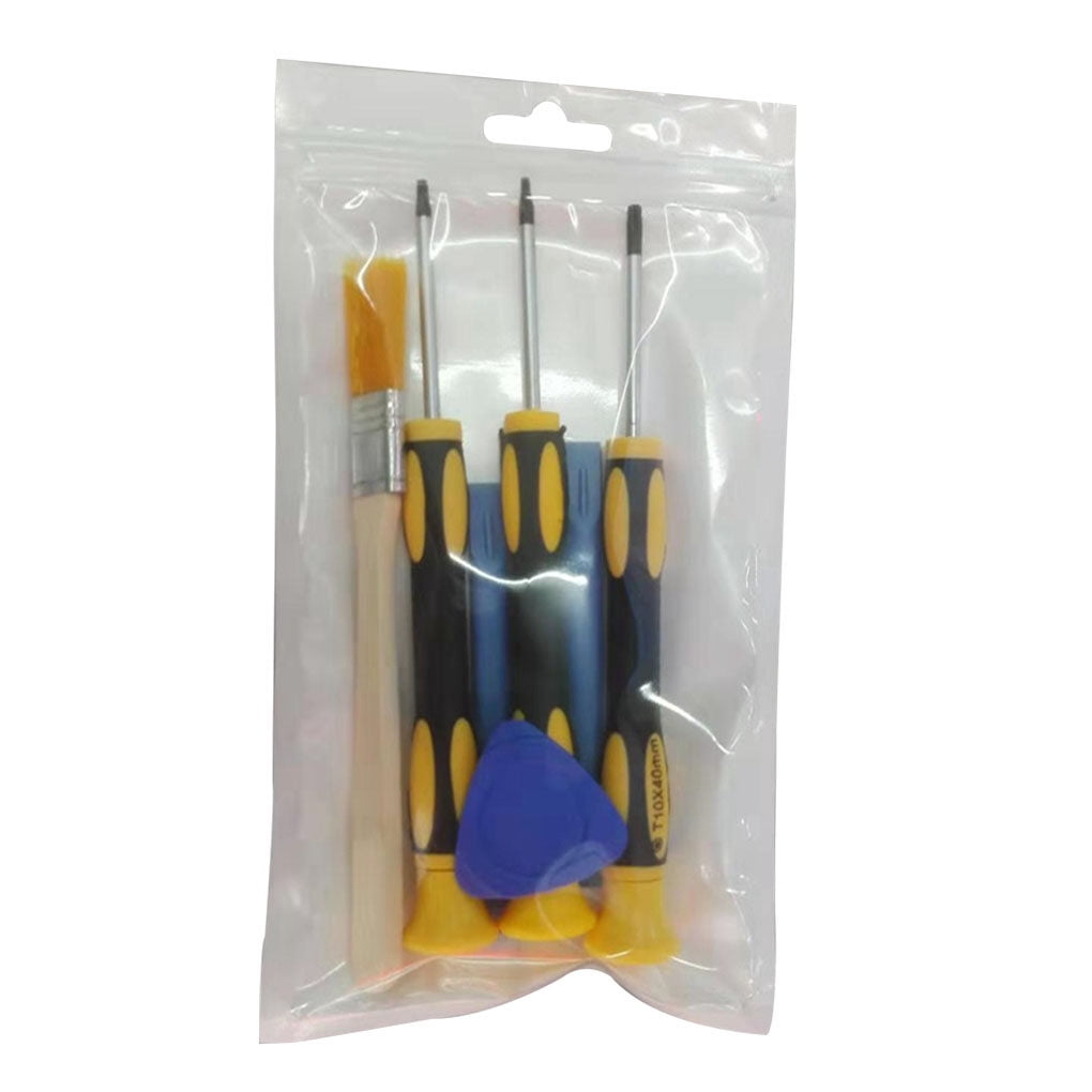 VONKY Game Console Repair Opening Tool Kit Screwdriver Brush Crowbar Disassemble Tool Set for Xbox 360