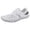 White, variant on lnmuld Men Women Barefoot Shoes, Breathable Mesh Strap-On Shoes for Water Yoga Fitness Hiking Color:Black,Size:11