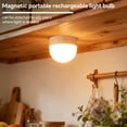 thumbnail image 2 of SUNMORY 16'' Rechargeable Table Lamp with Remote Control RGB, Handmade Rattan Desk Lamp, Dimmable Night Light, 15-24 Hrs Battery Life, Magnetic Detachable Bulb, for Living Room Bedroom Office, 2 of 10