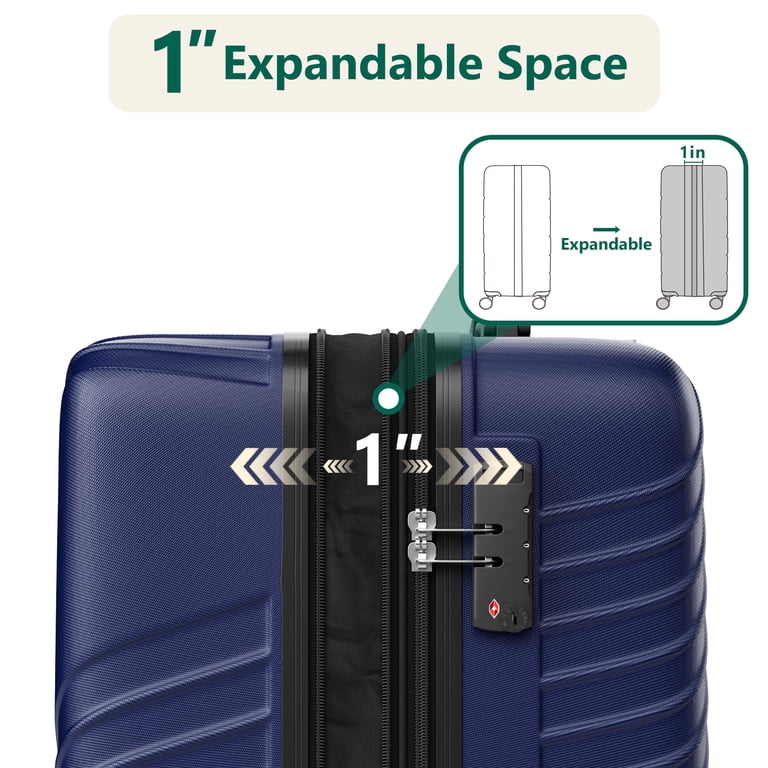 Wasuhe 24 In. Hardside Expandable Checked Luggage photo 8