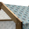 thumbnail image 5 of Tribal Pet House, Dry Brush Ink Print Pattern in Doodle Style with Geometrical Motifs, Outdoor & Indoor Portable Dog Kennel with Pillow and Cover, 5 Sizes, Multicolor, by Ambesonne, 5 of 5