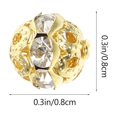 thumbnail image 4 of Miangastore 30pcs Loose Spacer Beads Crystal Rhinestones Spacer Beads for Jewelry Making, 4 of 8