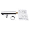 thumbnail image 3 of Bathroom Faucet Automatic Sensor Smart Touchless Wall Mounted Mixer Taps Silver, 3 of 21
