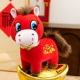 thumbnail image 6 of Horse Plush Ornament,2026 Year of The Horse Chinese New Year Ornaments,Cute Horses Mascot Statue,Lunar New Years Red Gifts,LaughingHorse,Crying Horses,Zodiac Feng Shui Decors, 6 of 35