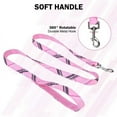 thumbnail image 4 of Small Dog Collar and Leash Set, Dog Collars for Puppy Medium Dogs, Adjustable Pet Collar for Doggie XS S M Breed Boys or Girls Chihuahua, Yorki, Bulldog, 5FT Nylon Dog Leash,Pink, 4 of 8