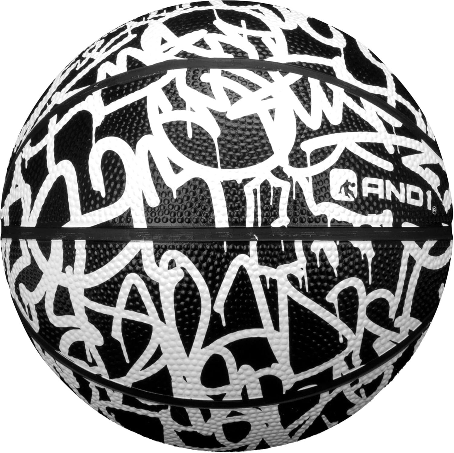 AND1 Mini Basketball 3-Pack - Size 3 (7 Inch) Easy to Grip, Youth Size, Deflated with Pump Included