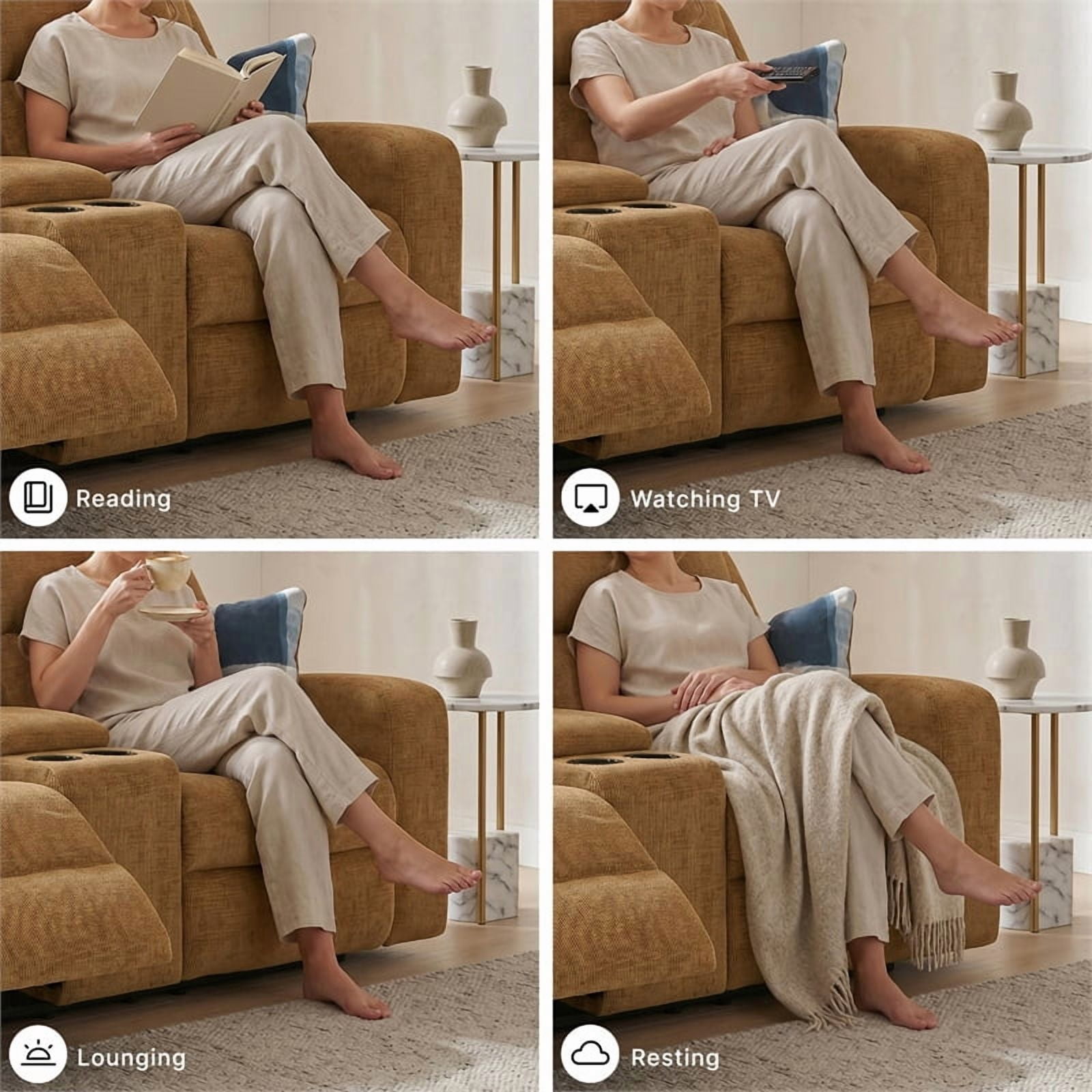 Signature Design by Ashley Furniture Kanlow Brown Reclining Loveseat