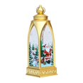 thumbnail image 2 of Exquisita linterna de Navidad Adorno LED de nieve Santa Claus Elk Iluminación colgante para dormitorio Decoración decorativa para Santa Yinane Luz de Navidad, 2 of 8