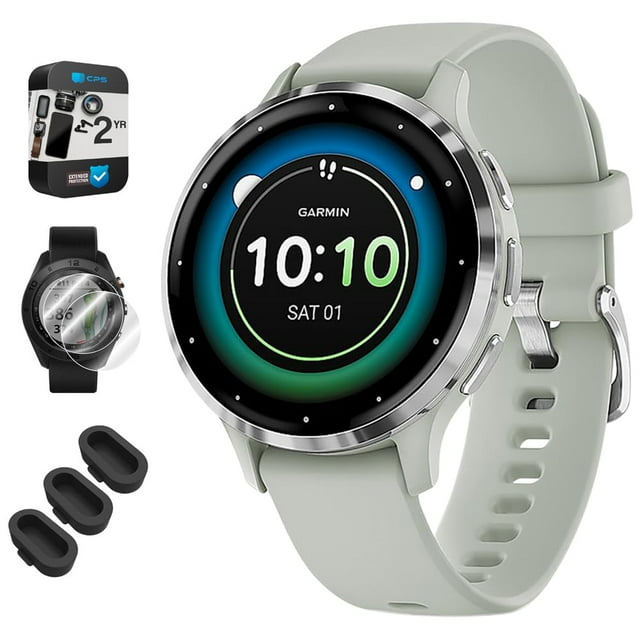 Reloj inteligente Garmin Venu 3S Health Fitness GPS con carcasa de acero de 41 mm