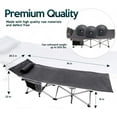 thumbnail image 3 of Zone Tech Folding Camping Cot Bed for Adults & Kids Outdoor Accessories, 3 of 8