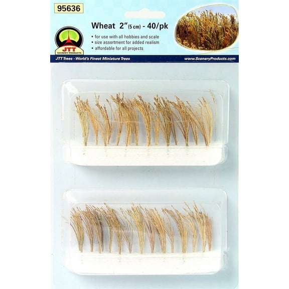 JTT Scenery 95636 O Scale WHEAT 40 PK