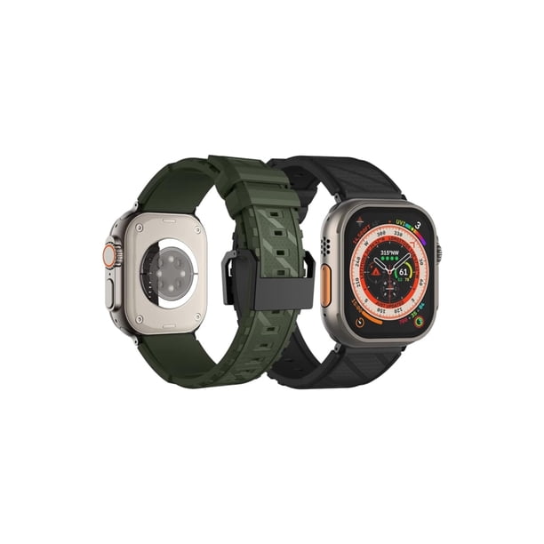Correas Sport compatibles con Applewatch Ultra Band de 38/40/41/42/44/45/49mm, 2 piezas