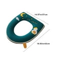 thumbnail image 3 of Latrodar Zipper Model Toilet Seat Household Embroidery Sitting Washer High Durability niversal Toilet Seat Green Home Stuff, 3 of 5