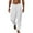 White, variant on Diufon Men's Casual Wide Leg Pants Elastic Waist Drawstring Loose Pant Soft Breathable Trousers with Pockets