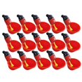 thumbnail image 2 of 15pc Poultry Water Drinking Cups- Chicken Hen Plastic Automatic Drinker, 2 of 3