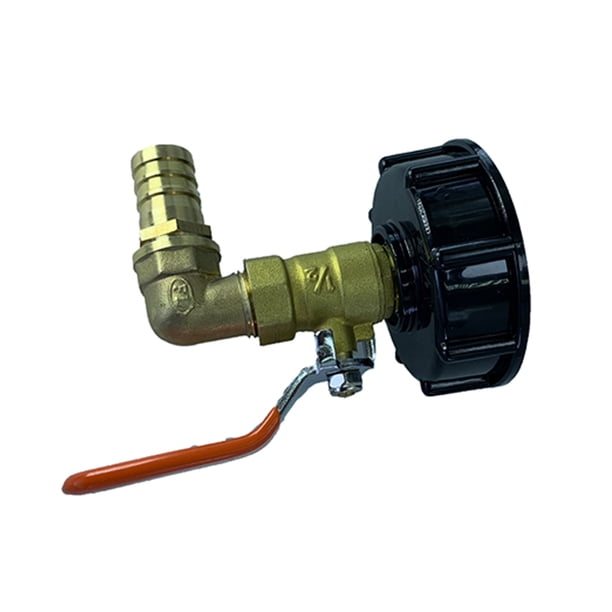 Scienceny Adaptador de grifo de agua de barriles, conector de válvula de jardinería reemplazable profesional reutilizable portátil, accesorio doblado de Materiales de construcción Doblado 20mm Scienceny TO008848-01