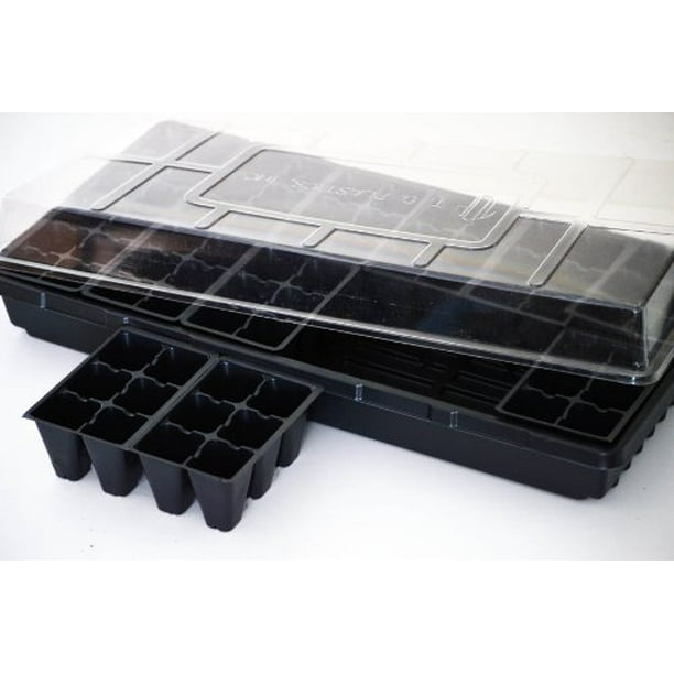 Seed Starter Germination Station Complete Kit w/ Dome, 72 Cell Tray and
