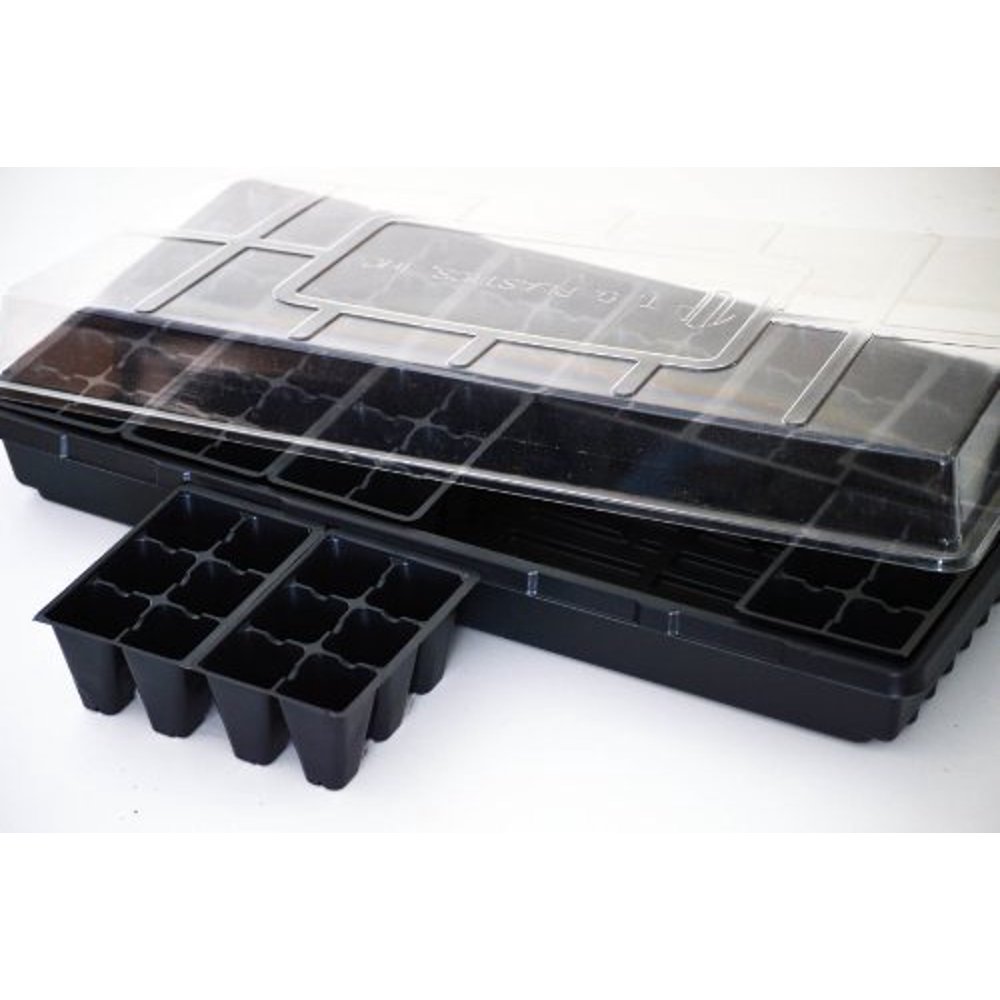 Seed Starter Germination Station Complete Kit w/ Dome, 72 Cell Tray and