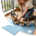 thumbnail image 2 of SIfdSeng Feeding Mat Guard Easy Clean Cat Food Bowl Placemat Tray, 2 of 6