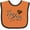 Orange and Black, variant on Inktastic Well Bless Your Heart with Leopard Print Boys or Girls Baby Bib