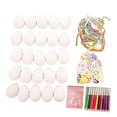 thumbnail image 3 of Dualoai 25 Pieces Easter Egg DIY Kit Blank for Party Kids Arts Projects Easter Gifts, 3 of 9