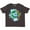 Retro Heather Smoke, variant on Inktastic Earth Day Turtle Planet with Waves and Birds Boys or Girls Toddler T-Shirt