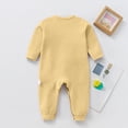 thumbnail image 5 of KPOPLK Baby Boys Footless Pajamas Long Sleeve Button One-Piece Cotton Sleeper for Boys Infant 0-18 Months Size 3-6 Months, 5 of 5
