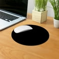 thumbnail image 5 of FINCIBO Round Standard Mouse Pad, Non-Slip Mouse Pad for Home, Office, and Gaming Desk, Solid Black, 5 of 5