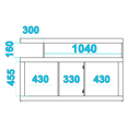 thumbnail image 3 of Mueble Rack Para Televisión Hasta 42" BRV Moveis BR 370-164, 3 of 4