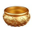 thumbnail image 2 of Cuenco Del Tesoro, Decoración Feng Shui, Cuenco de , Adorno de Escritorio Retro de Latón, Lavabo Del Tesoro para Escritorio, Oficina, Regalo S, 2 of 8