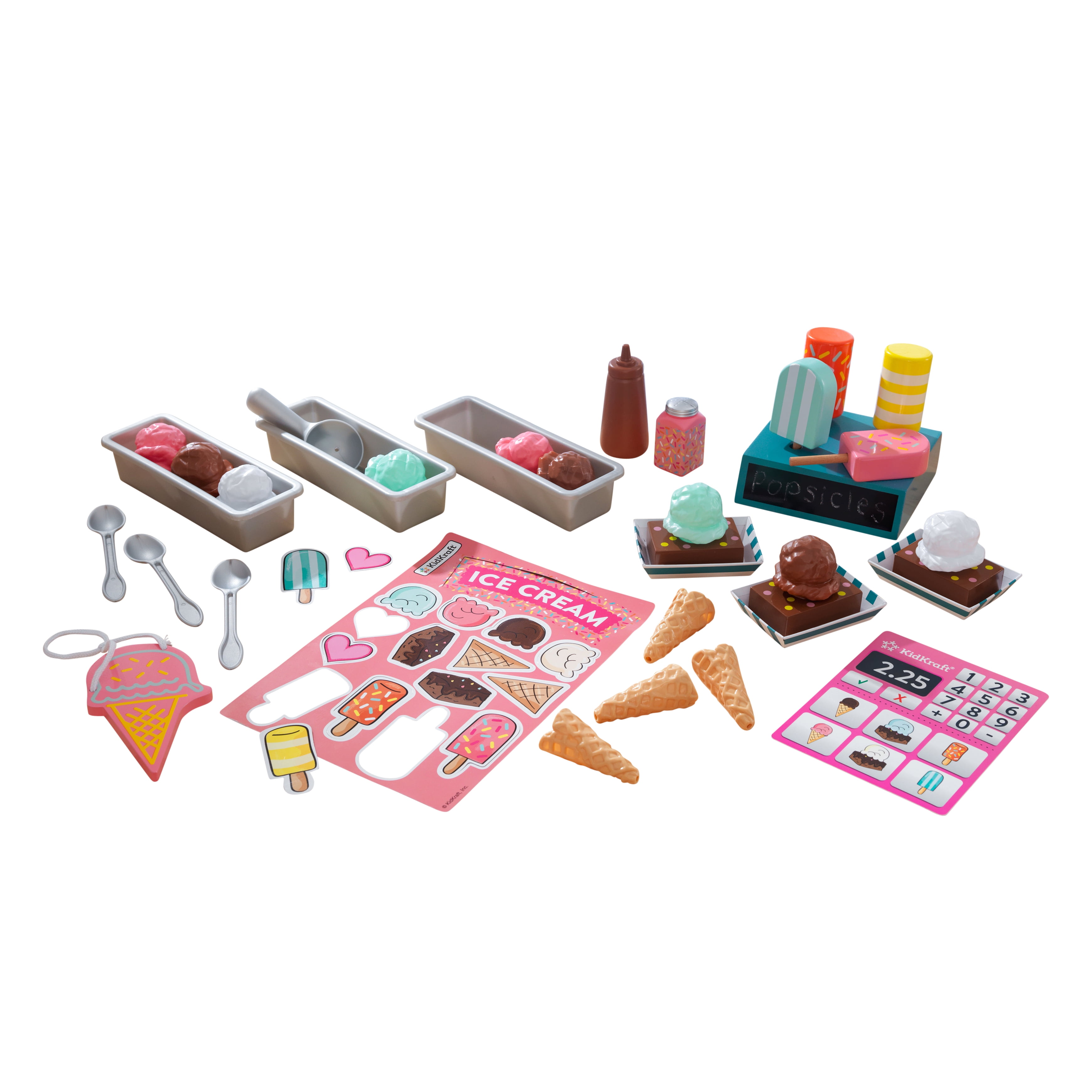 KidKraft Ice Cream Stands Play Pack - Walmart.com - Walmart.com