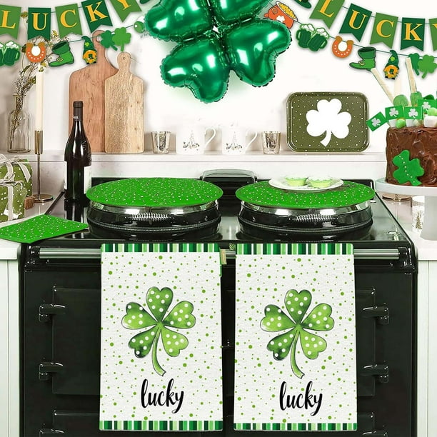 Juego de 12 toallas de cocina - Paños de cocina absorbentes y de secado rápido para limpieza - Toallas decorativas de cocina de algodón con diseños navideños