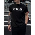thumbnail image 1 of T-shirt Graphique Tendance pour Hommes - Col Rond Décontracté, Mélange de Polyester Extensible, Lavable en Machine - Parfait pour l'Été pour Adultes, Hommes, Femmes, Adolescents, Adolescents, Fête des Pères, Fête des Mères, Nouveau, 1 of 7