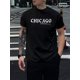 thumbnail image 1 of Graphic - Camiseta para hombre, color negro, pequeñaMen's Trendy Graphic - Casual Round Neck, Stretch Polyester Blend, Machine Washable - Perfect for Summer Tee For Adult, Men, Women, Teen, Teenage, 1 of 7