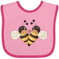 thumbnail image 3 of Inktastic Valentine's Day Bumble Bees Boys Baby Bib, 3 of 4