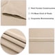 thumbnail image 4 of Cortinas opacas beige para dormitorio, con aislamiento térmico y bolsillo para barra, para sala de estar, 107 x 160 cm, 1 panel, 4 of 6