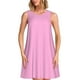 thumbnail image 1 of Fotbe Pink Vestido de Verano sin Mangas para Mujer – Vestido Midi Línea A, Estilo Camiseta Floral, Vestido Playero Casual y Fluido, 1 of 7