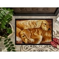 thumbnail image 3 of Carolines Treasures AMB1387MAT Zeus and Chloie the Golden Retrievers Door Mat Indoor Rug or Outdoor Welcome Mat 18x27, 3 of 4