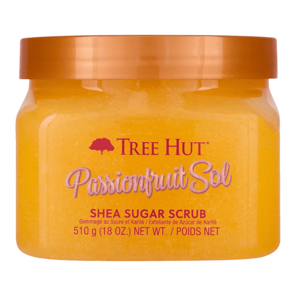 Tree Hut Shea Sugar Scrub, Passionfruit Sol, 18 oz