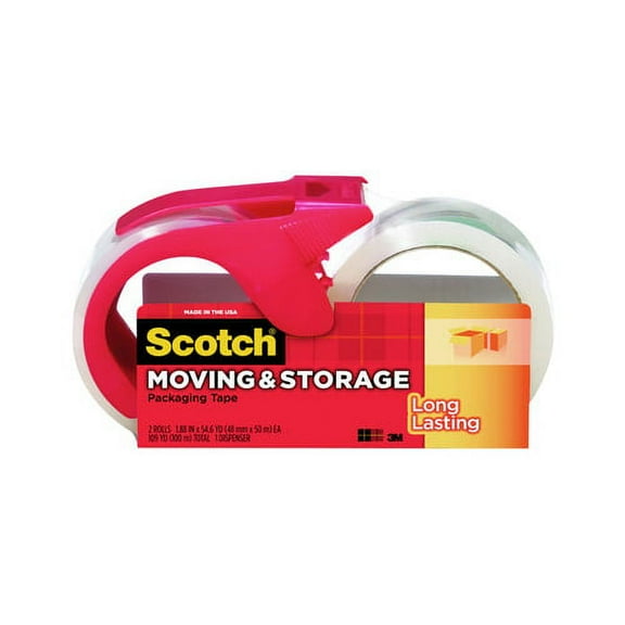 3M COMPANY 3650-2-1RD 1.88x54.6 Clear Pack Tape