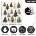 thumbnail image 5 of Yayeee Magnetic Dishwasher Cover for The Front Decoration Home Kitchen Machine Sticker Protector, Beige Christmas Trees, 5 of 6